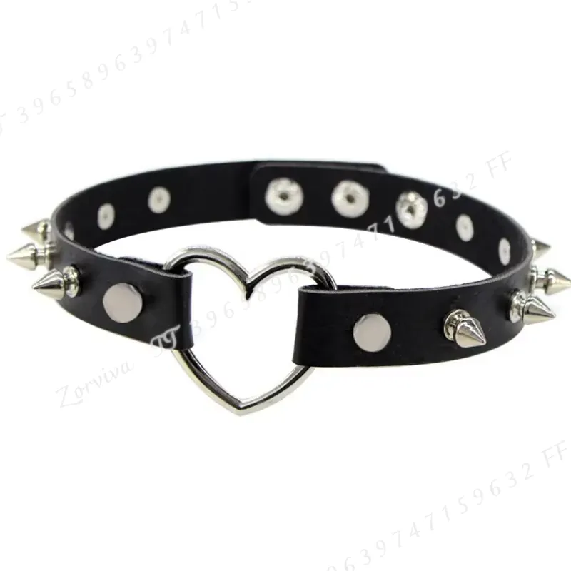Colar Choker Gótico Punk Rock  - Goth Punk Spike Choker avaliação e preço