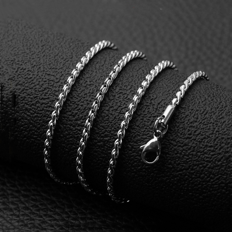 Moda aço inoxidável em forma d - Cuban Link Chain 12Mm avaliação e preço