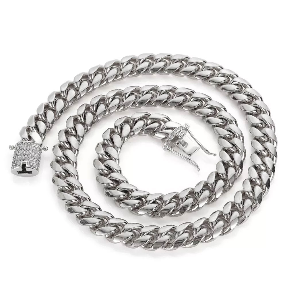 Corrente cubana hip hop 6-12mm - Cuban Link Chain 12Mm avaliação e preço