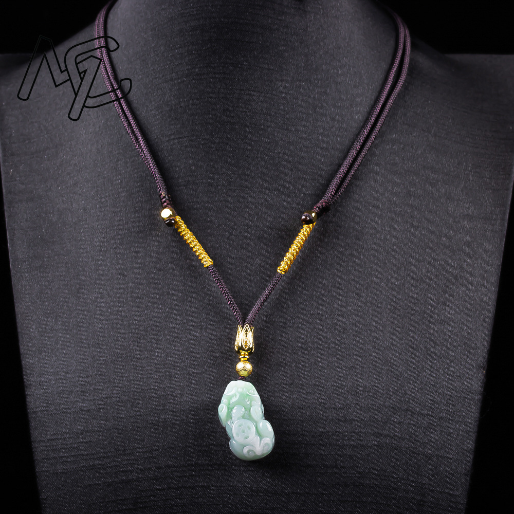 Natural birmanês um esmeralda  - Necklaces avaliação e preço