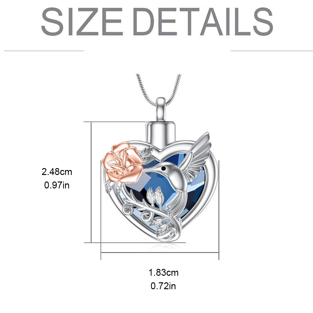 Colar de medalhão de urna de c - Heart Locket Necklace Photo avaliação e preço