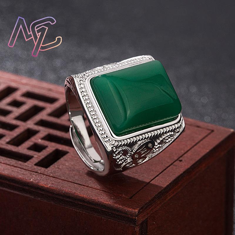 Anéis de jade natural verde, j - Rings avaliação e preço