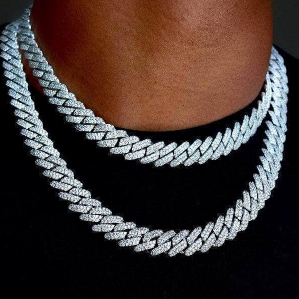 14mm gelado para fora pino cub - Cuban Link Chain 12Mm avaliação e preço