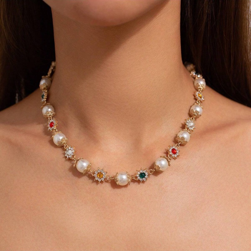 Ingemark vintage pérola gargan - Pearl Choker Necklace Vintage avaliação e preço