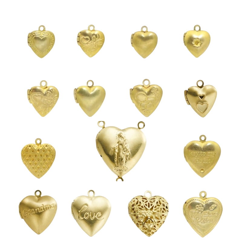 BoyuTe (50 peças/lote) metal l - Heart Locket Necklace Photo avaliação e preço