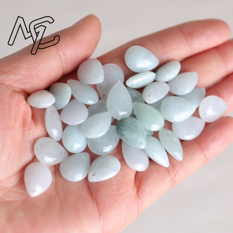 5 peças de contas de jade natu - Earrings avaliação e preço