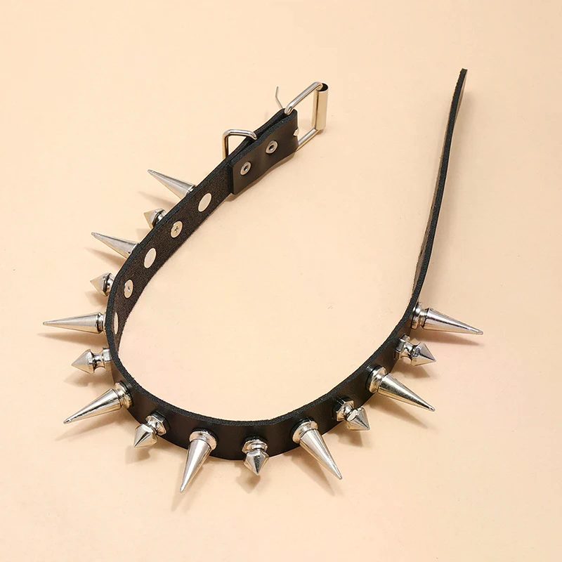 Colar Choker Longo com Espinho - Goth Punk Spike Choker avaliação e preço