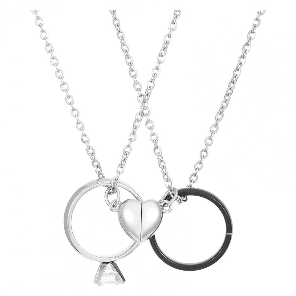 Conjunto de Colares Magnéticos - Magnetic Couple Matching Necklaces avaliação e preço