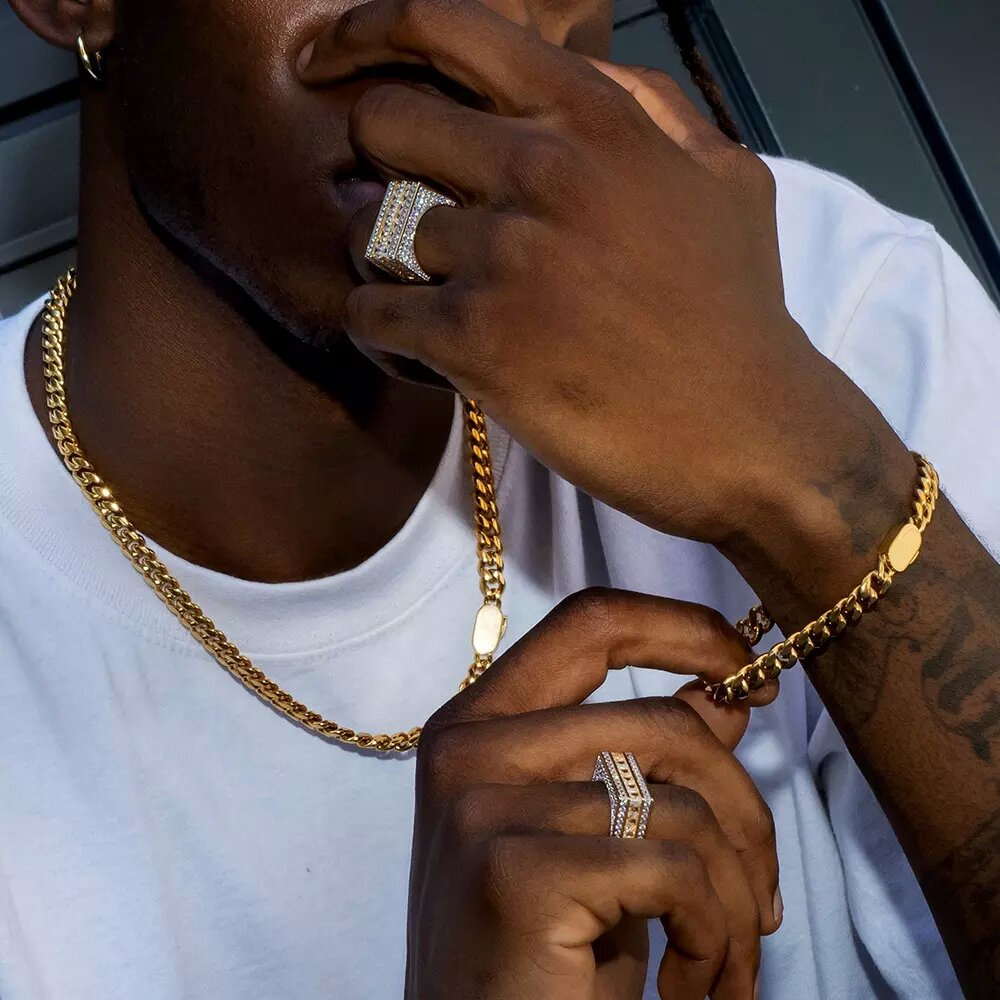 Corrente Cubana de Aço Inoxidá - Cuban Link Chain 12Mm avaliação e preço