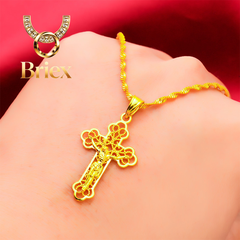 Colar Cruz Dourada Vintage da  - Cross Pendant Necklace Gold avaliação e preço
