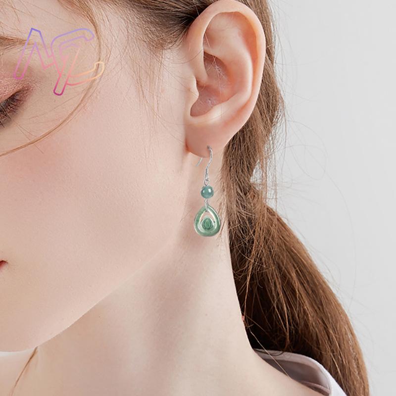 Brincos de Gota de Água em Jad - Earrings avaliação e preço