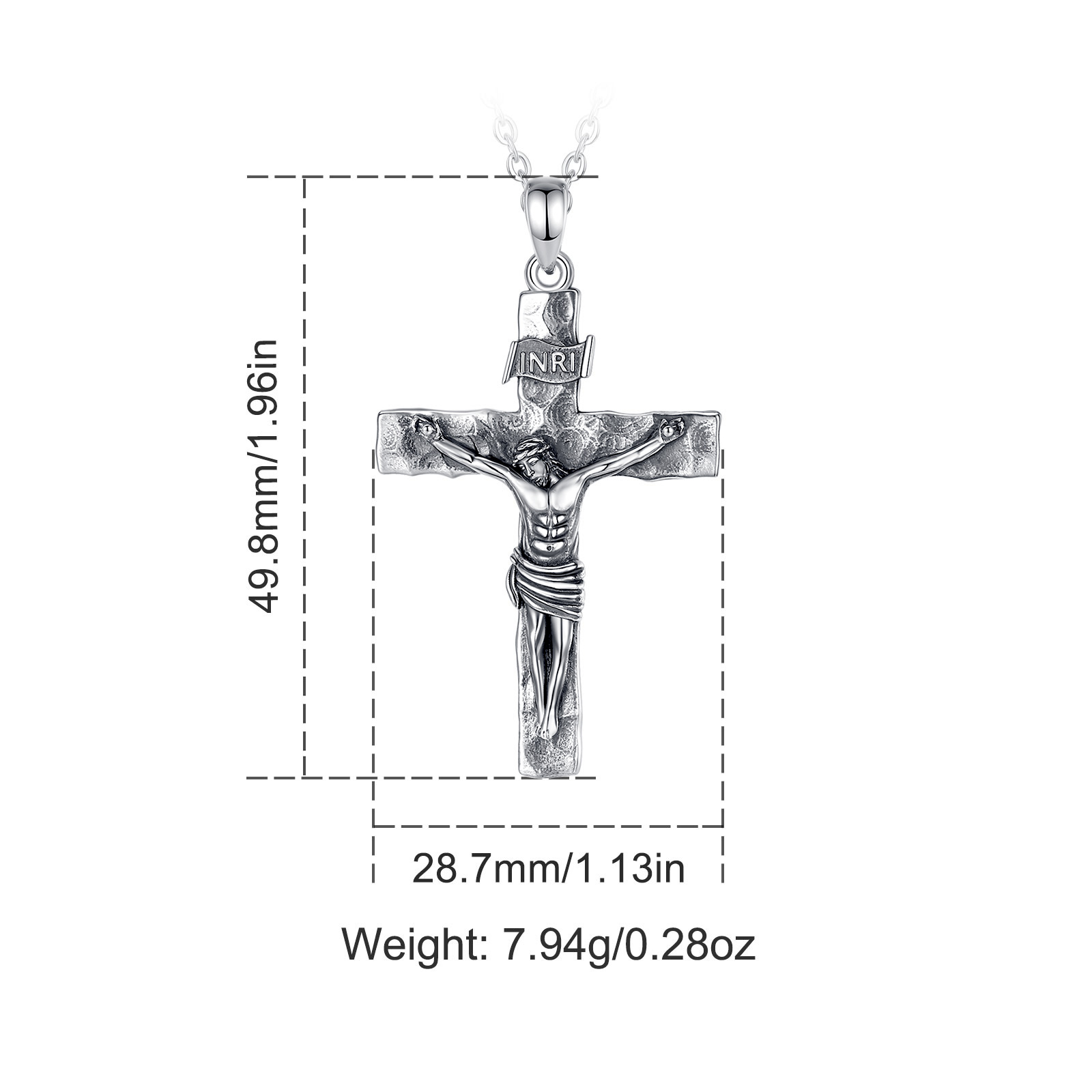 Eudora crucifixo cruz colar 92 - Cross Pendant Necklace Gold avaliação e preço