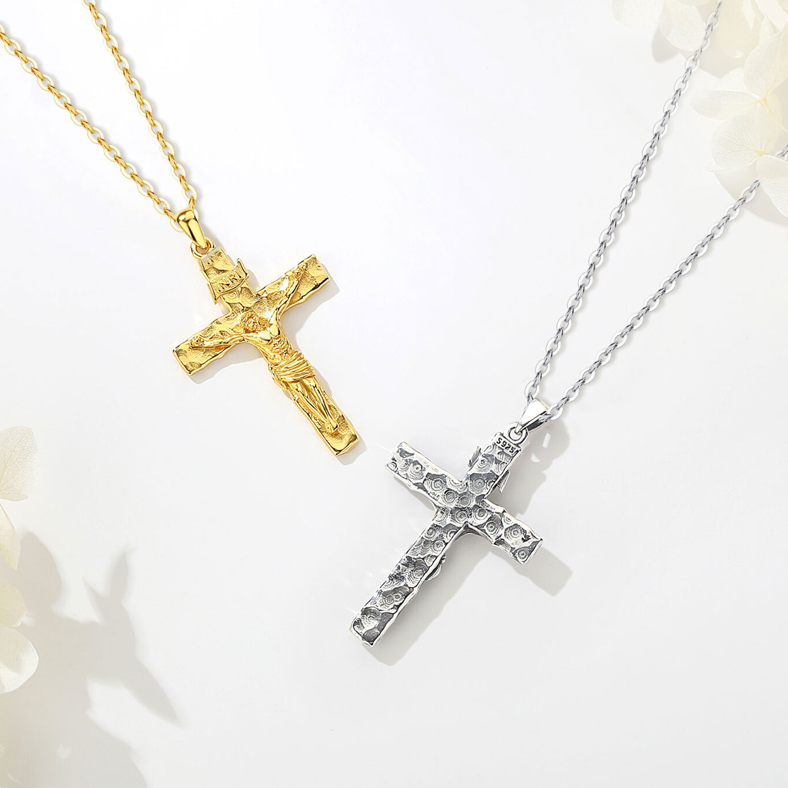 Eudora crucifixo cruz colar 92 - Cross Pendant Necklace Gold avaliação e preço